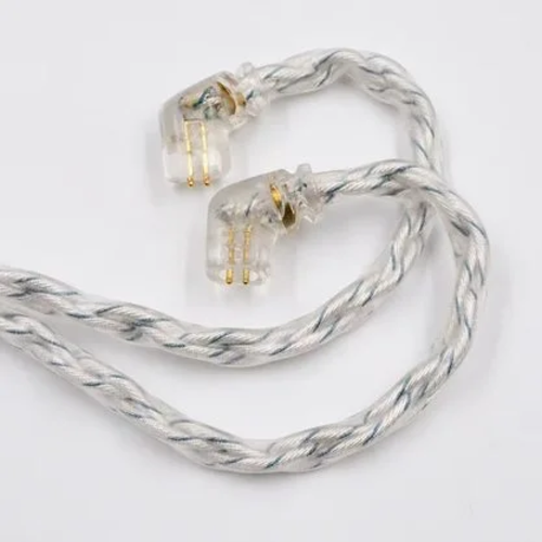 Уцененный товар KZ Silver/blue mixed (784 core) upgrade cable 3.5 mm (уценка)