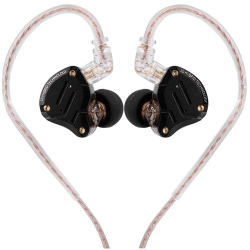 Наушники KZ ZS10 Pro без микрофона (черный)