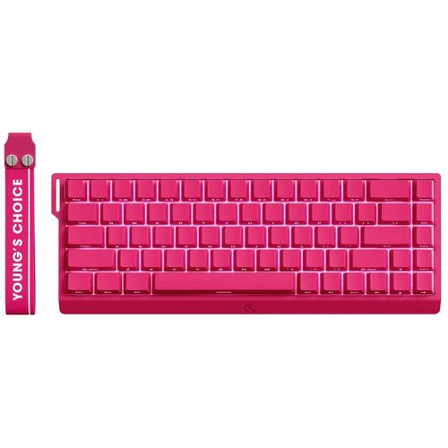 Игровая клавиатура Mchose Ace 68 Hall Effect Rose Red (Ice Rhino Magnetic Switch)