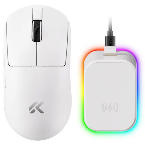 Игровая мышка Mchose A7 V2 Ultra Plus Lightweight Wireless (белый)