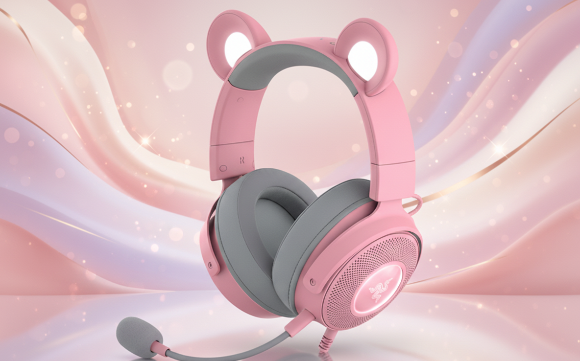 Razer Kraken Kitty V2 Pro (розовый)