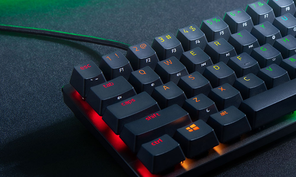 Игровая клавиатура Razer Huntsman Mini Linear (red switch) белый