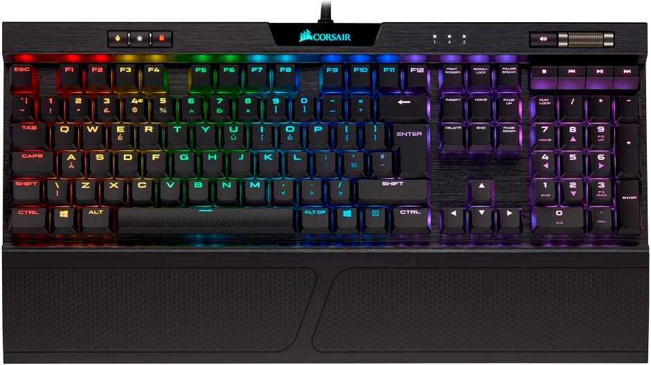 Купить игровую клавиатуру Corsair K70 RGB MK.2 Low Profile (Cherry MX ...
