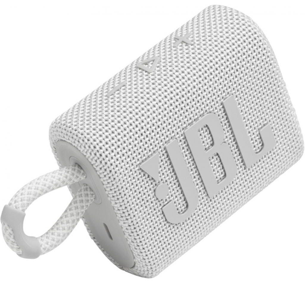 Купить портативную колонку JBL Go3 (белый) в Москве, цена