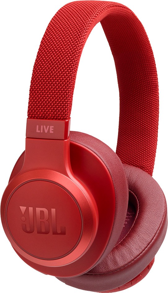 Купить беспроводные наушники JBL Live 500BT (красный) в Москве, цена