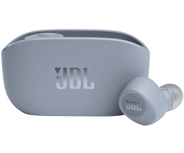Купить беспроводные наушники JBL Wave 100 (синий) в Минске, цена