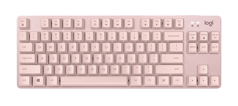 Купить игровую клавиатуру Logitech K835 TKL Blue Switch (розовый) в ...