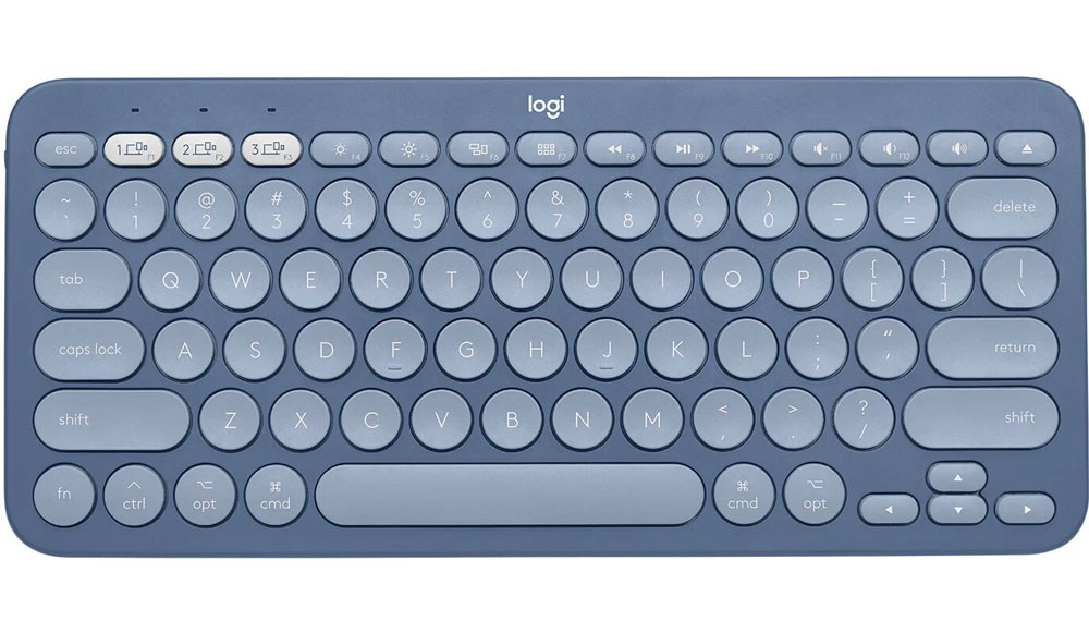 Купить офисную клавиатуру Logitech K380 Multi-Device for MAC (голубой ...