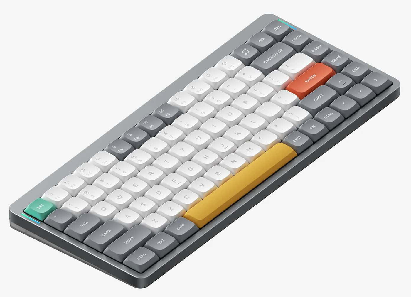 Купить игровую клавиатуру Nuphy AIR75 V2 RGB Brown Switch (серый