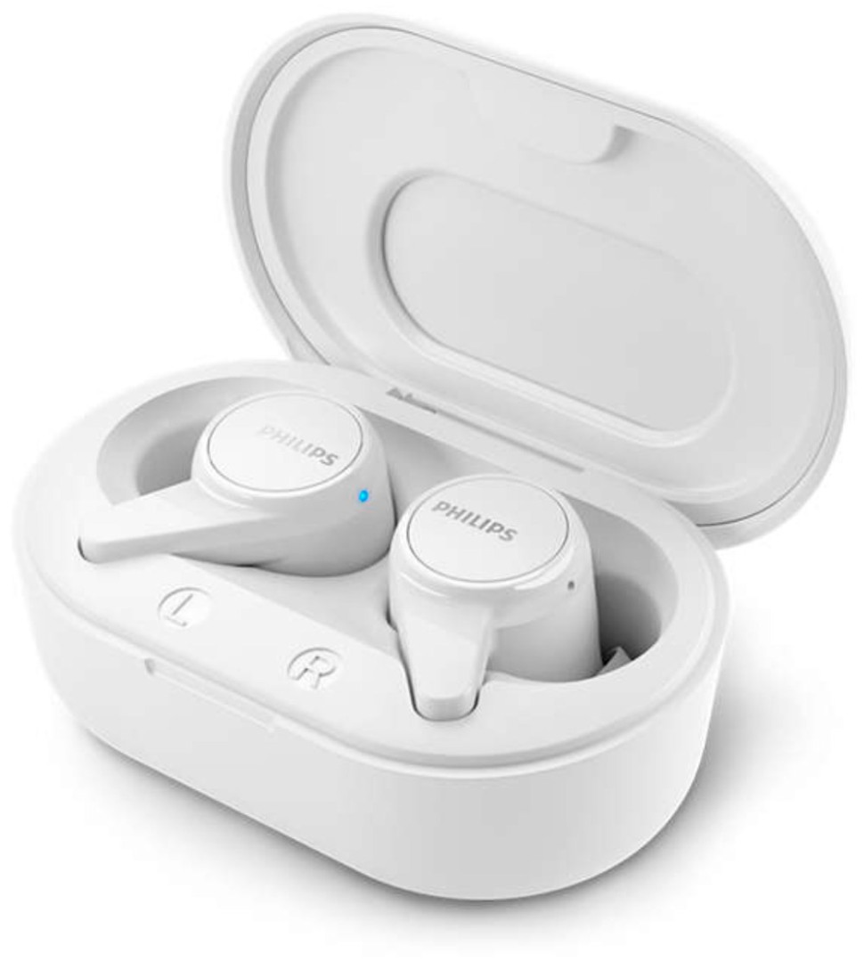 Купить беспроводные наушники Philips TAT1207 (белые) в Минске - Каталог