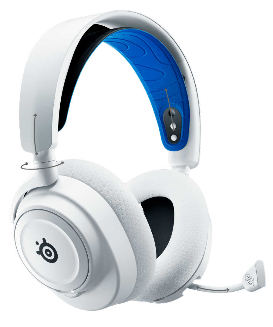 Купить беспроводные наушники SteelSeries Arctis Nova 7P (белый) в ...